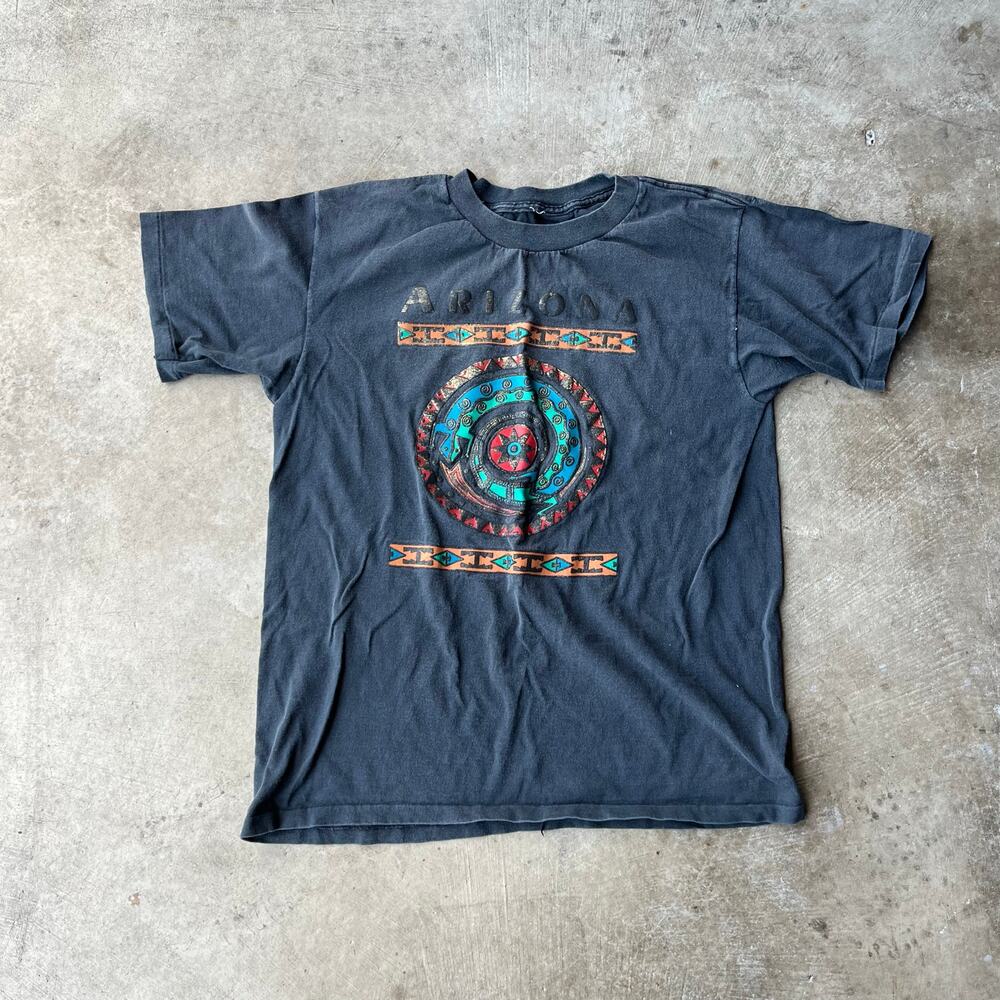 VINTAGE ARIZONA BLACK SHIRT 90S MEDIUM